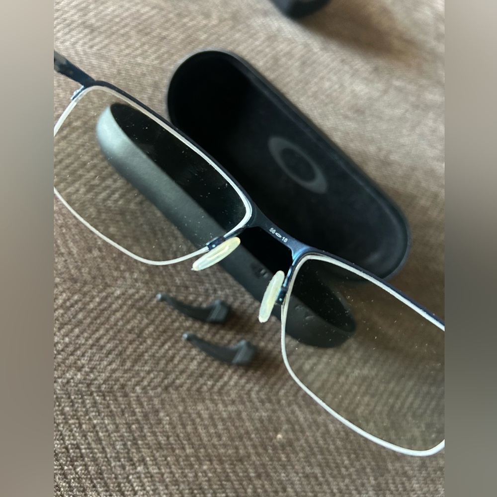 Oakley Black And Blue Eyeglasses With Prescription Socket 5.5 View 6